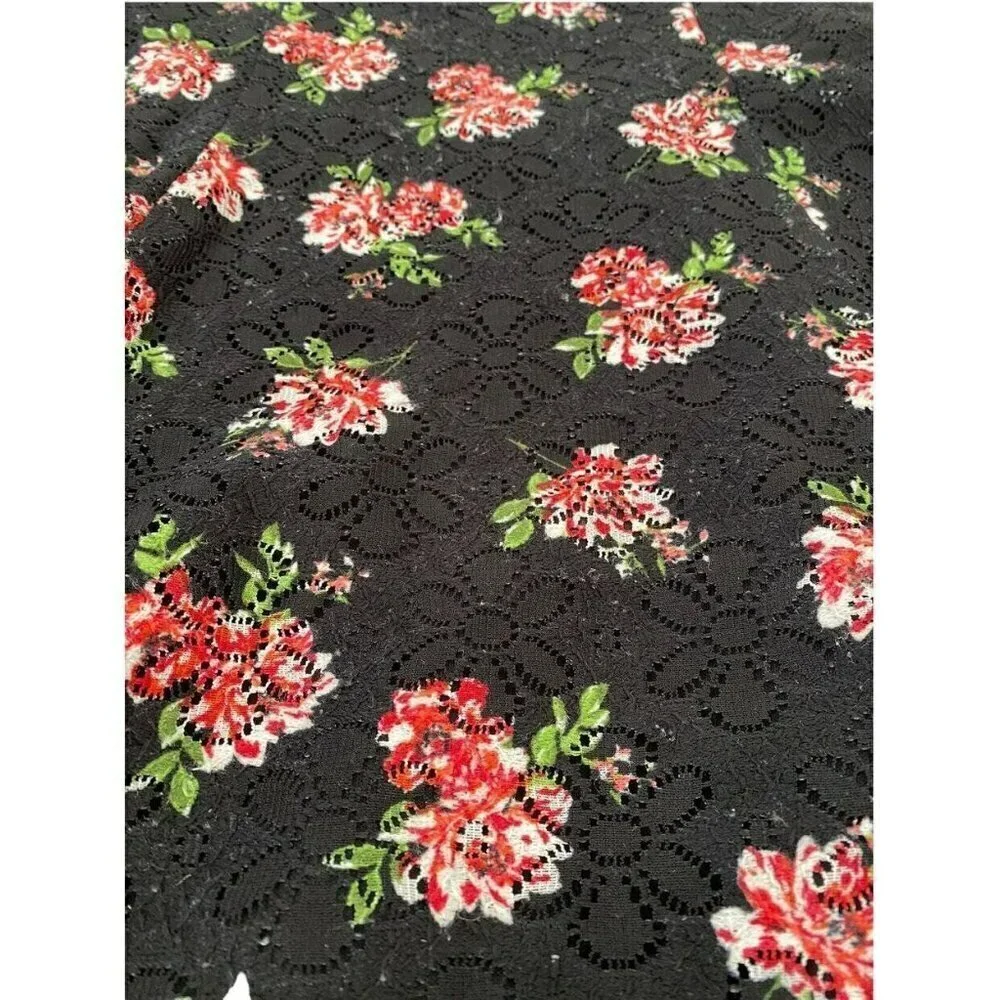 Primark Floral And Black Dress